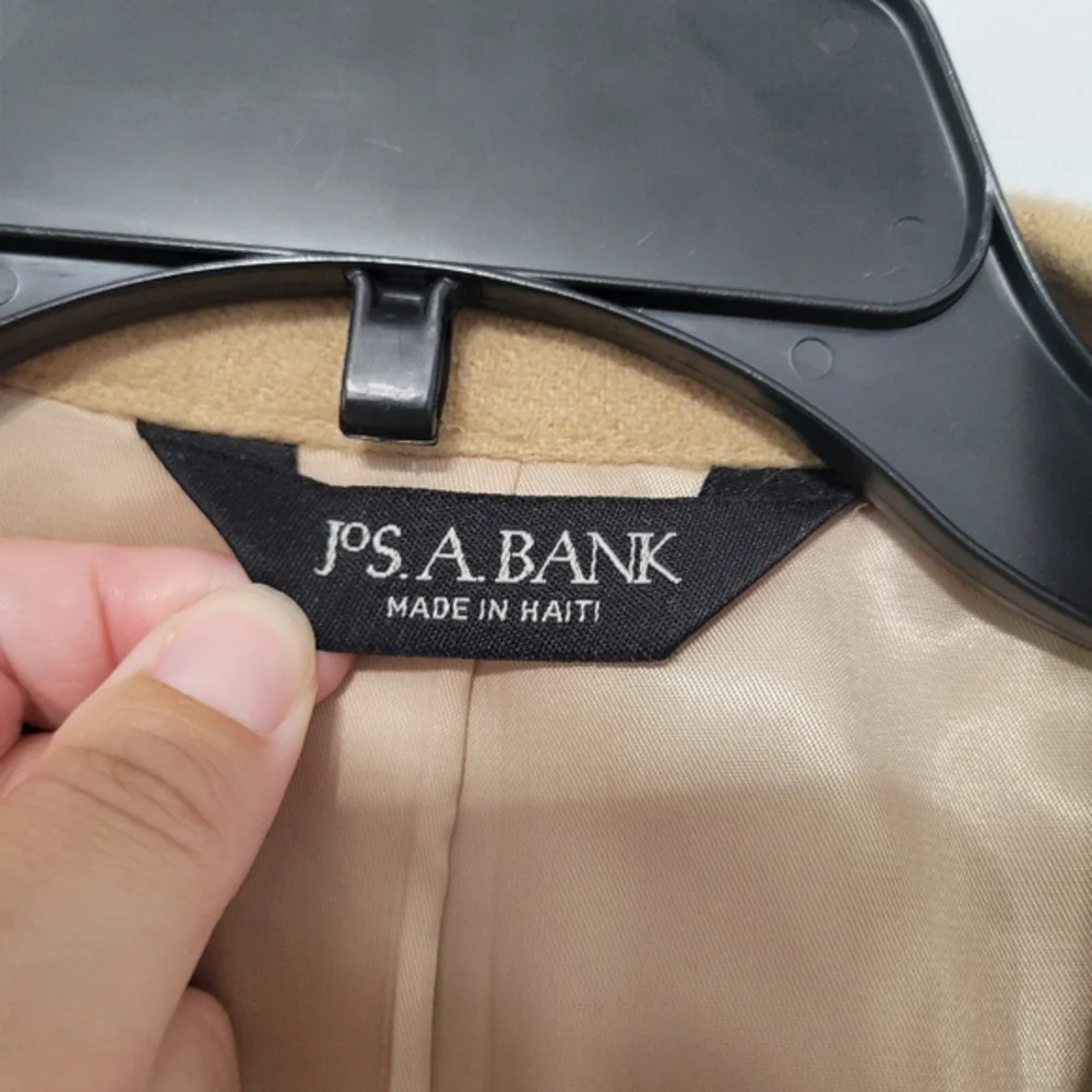 Jos. A Bank 100% Camel Hair Sports Coat Size‎ 40S Tan Office Church **Read**
